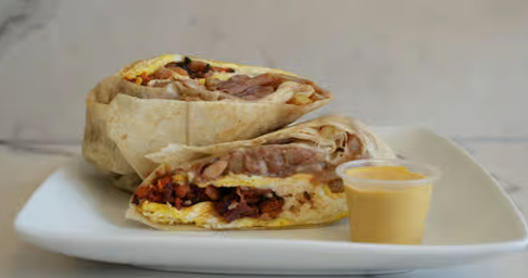 Breakfast Burrito Combo (Popular)